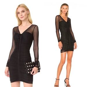 Cinq à Sept Black Long Sleeve Dress 8